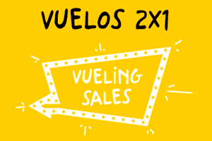 Ya están aquí las rebajas de enero en vueling con su promoción 2x1