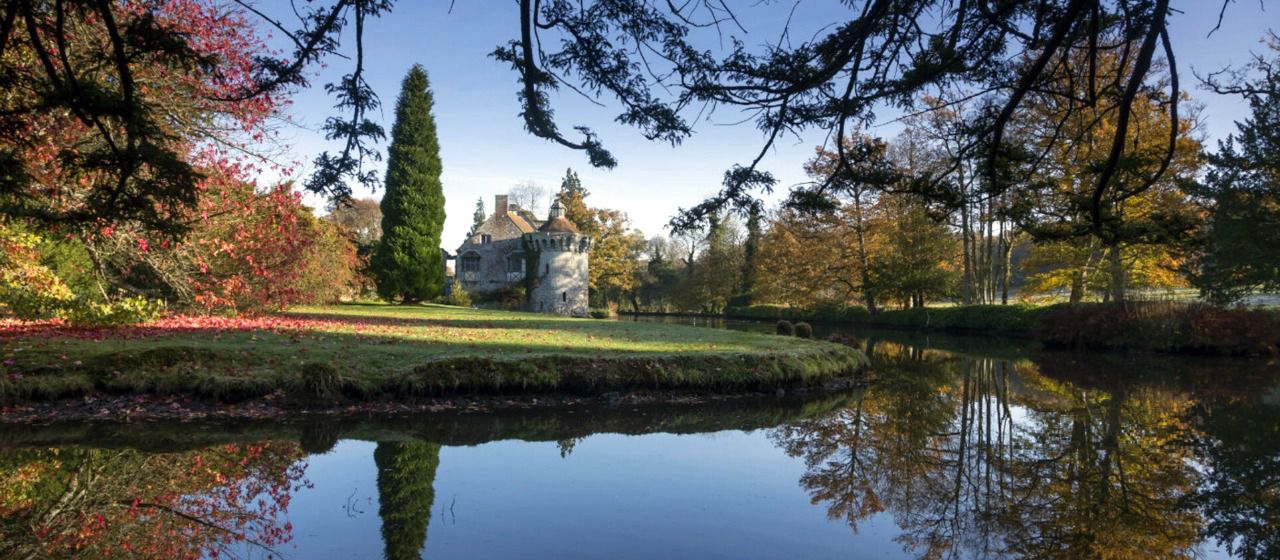 Jardines del castillo Scotney