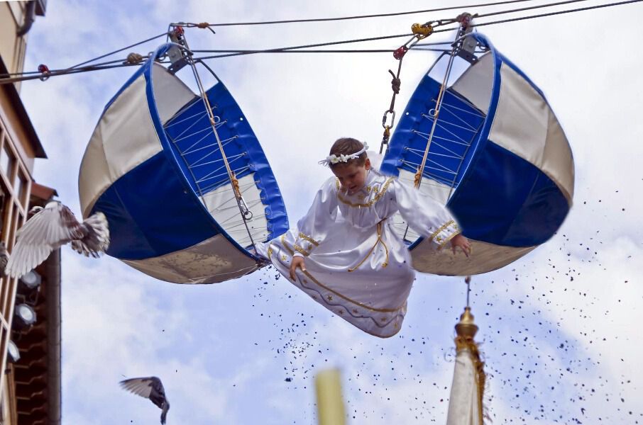 Bajada del ángel en Aranda de Duero