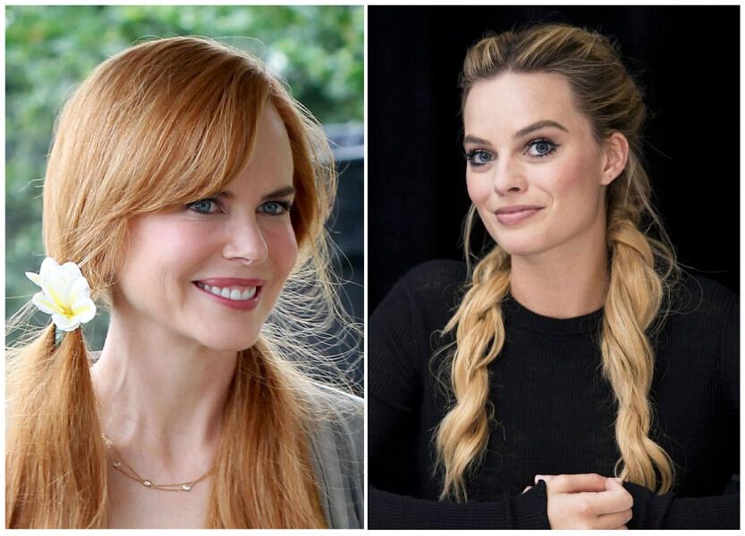 Coletas - Nicole Kidman y Margot Robbie