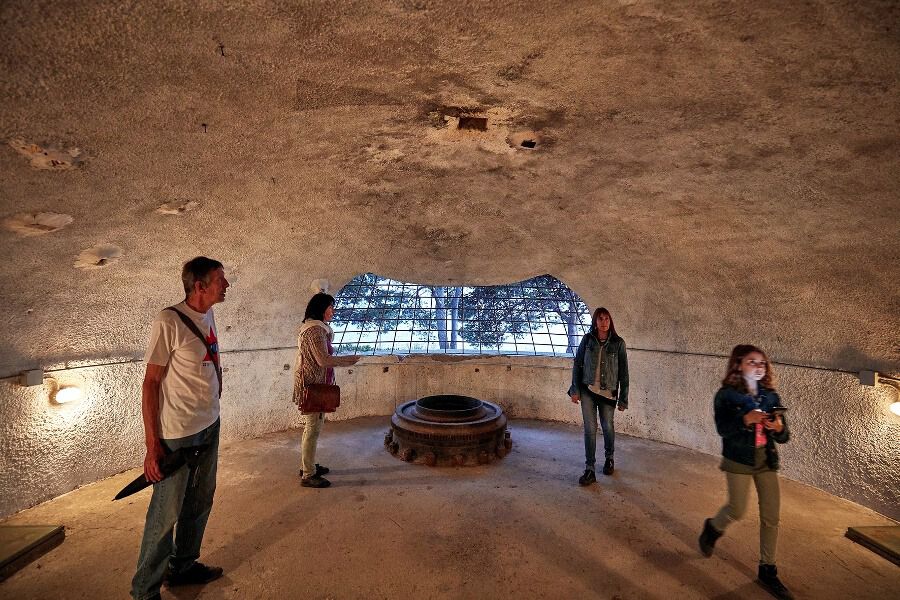 Castillo de la Trinitat - Visita al bunker