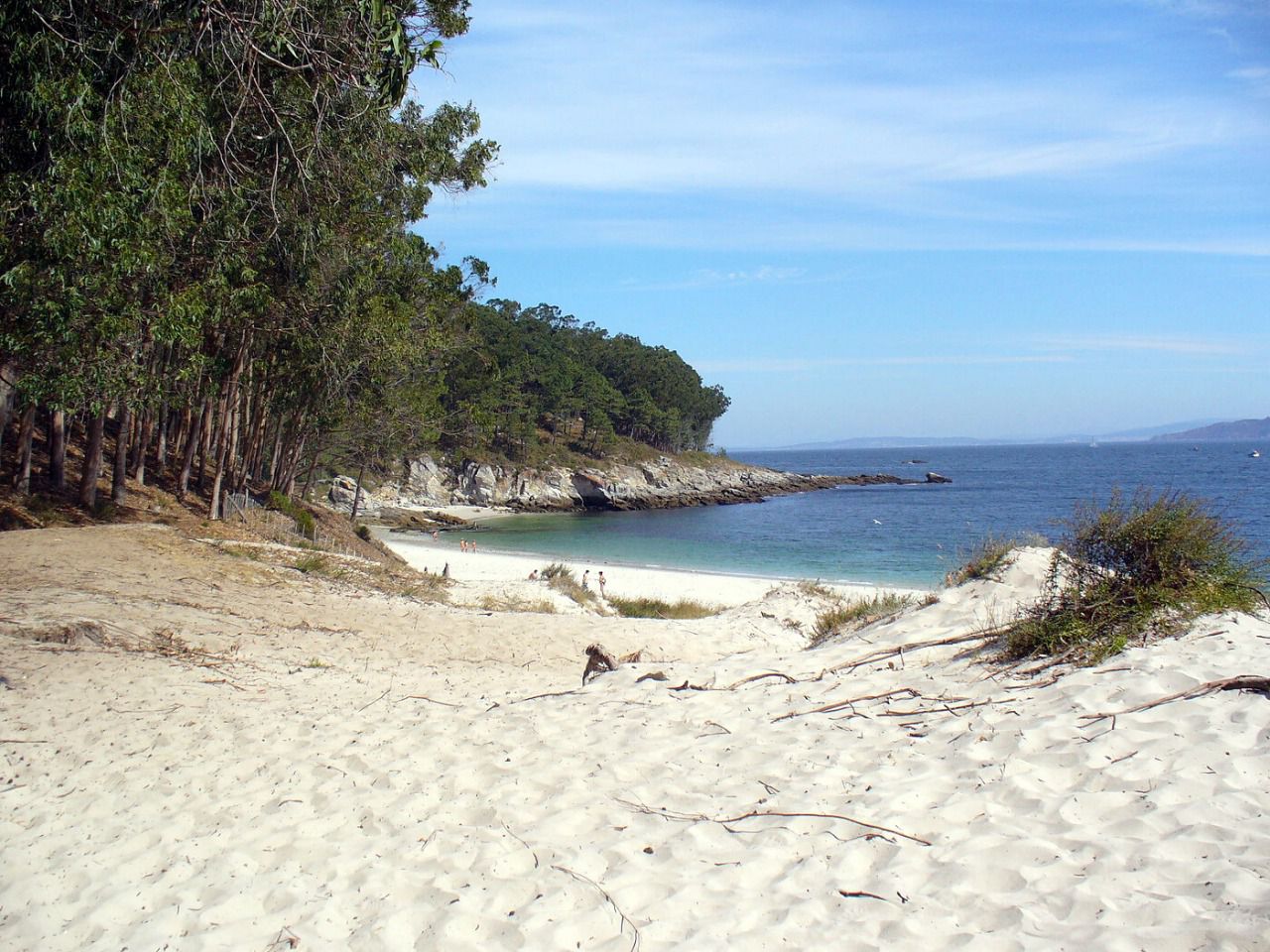 Playa de Figueiras - lslas Cíes, Vigo Autor: Wikimedia. Mário José Martins