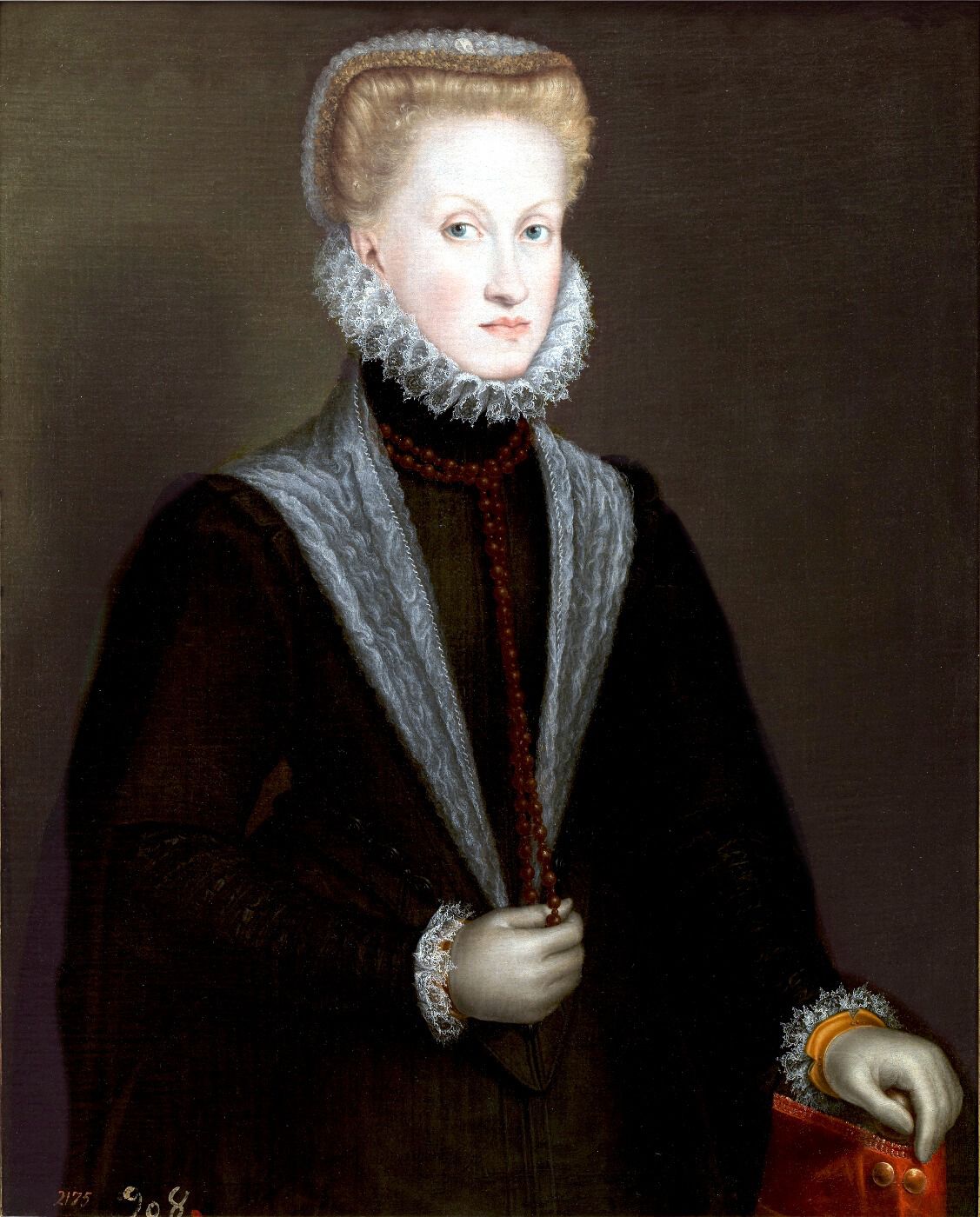 Retrato de la reina Ana de Austria de Sofonisba Anguissola
