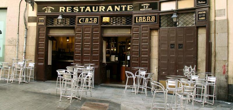 Tabernas y restaurantes centenarios 