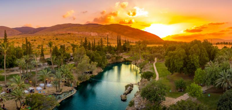 Israel. Piscinas naturales 