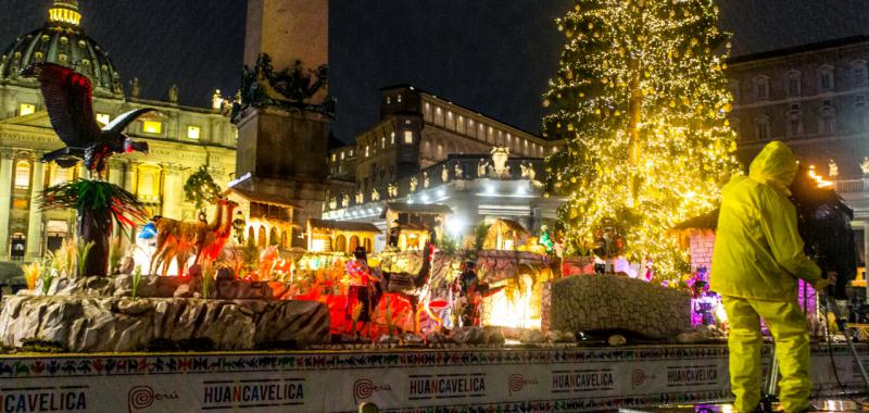 Nacimiento huancavelicano en el Vaticano 