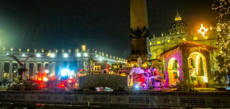 Nacimiento huancavelicano en el Vaticano 