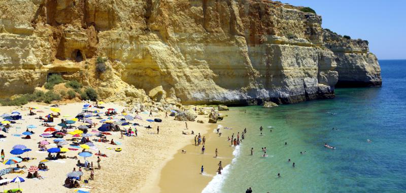 Playas paradisíacas en el Algarve 