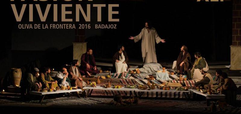 Escenificación de Semana Santa en Oliva de la Frontera (Badajoz)