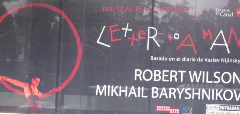 Cartel obra "Letter To A Man"