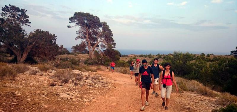 Senderismo nocturno en Formentera 