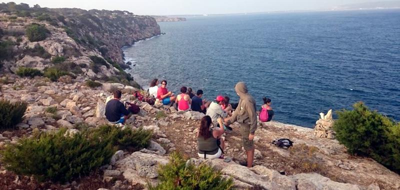 Senderismo nocturno en Formentera 