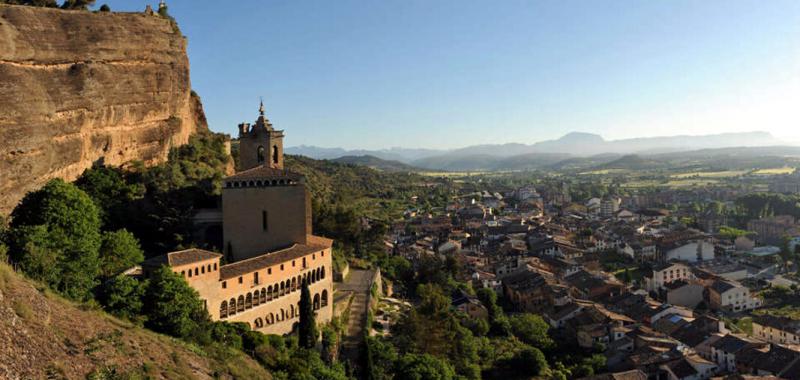 Castillos de piedra con señal wi-fi 